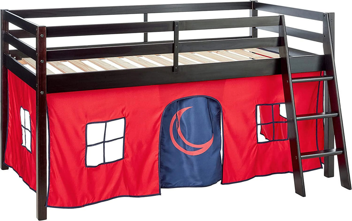 Wood Bunk Bed with Storage N437082