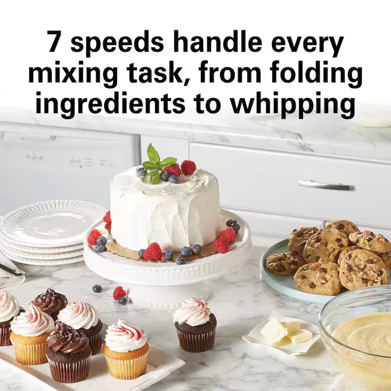 Silver 7 Speeds 4 Quart Stand Mixer S7770