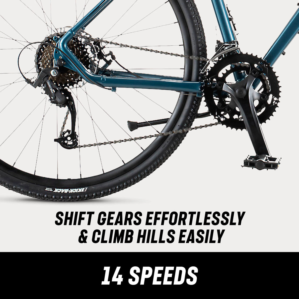 Blue 14 Speeds 700c Wheels Road Bike Z9550