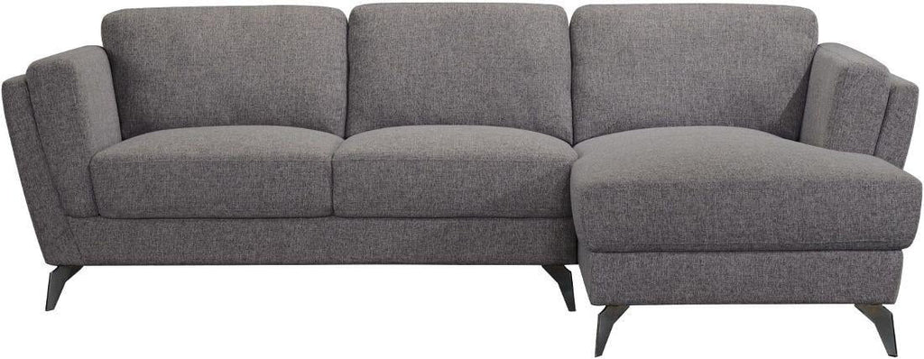 Gray Fabric Sectional Sofa A4087