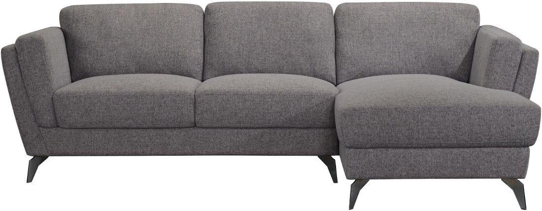 Gray Fabric Sectional Sofa A4087