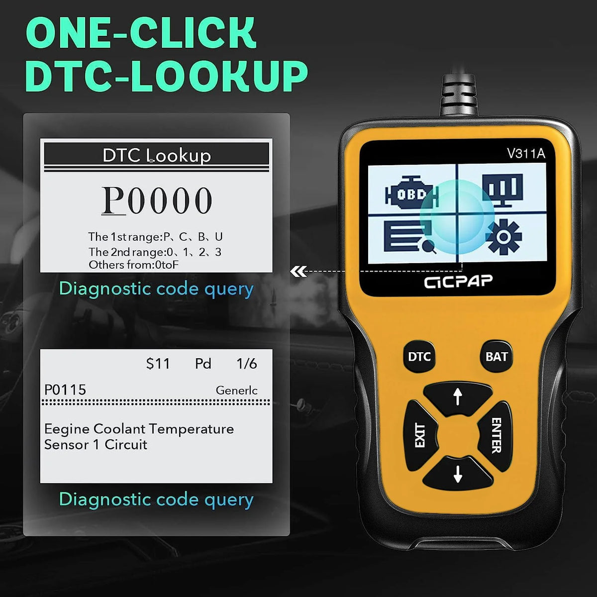 OBD2 Scanner Car Code Reader Diagnostic Tool G927942