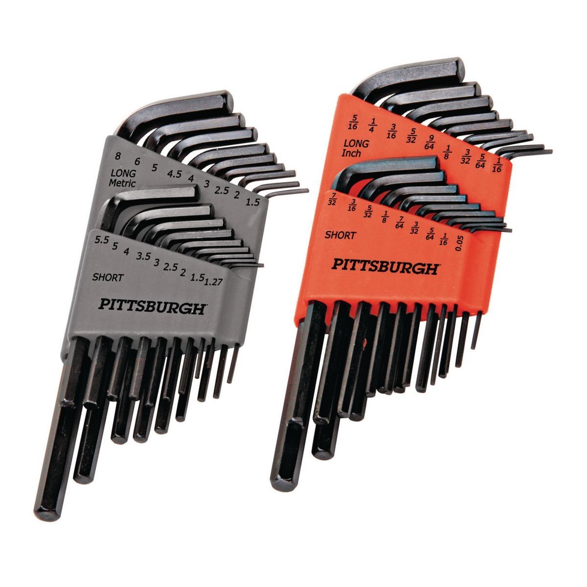 SAE and Metric Long Reach Hex Key Set, 36 Piece A5825