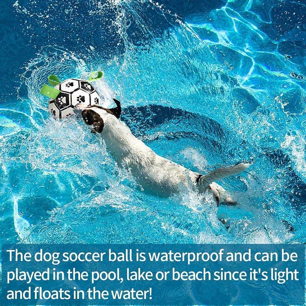 Dog Toys Soccer Ball with Straps R27970