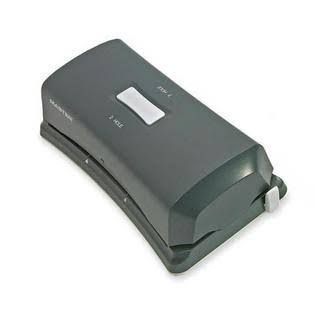 Electric Duo Punch 3 Punch Head 12 Sheet Capacity Black Q7197