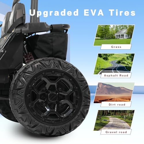24V 2 Seat Electric Ride on Toy Car with 4 75W Motors N2629