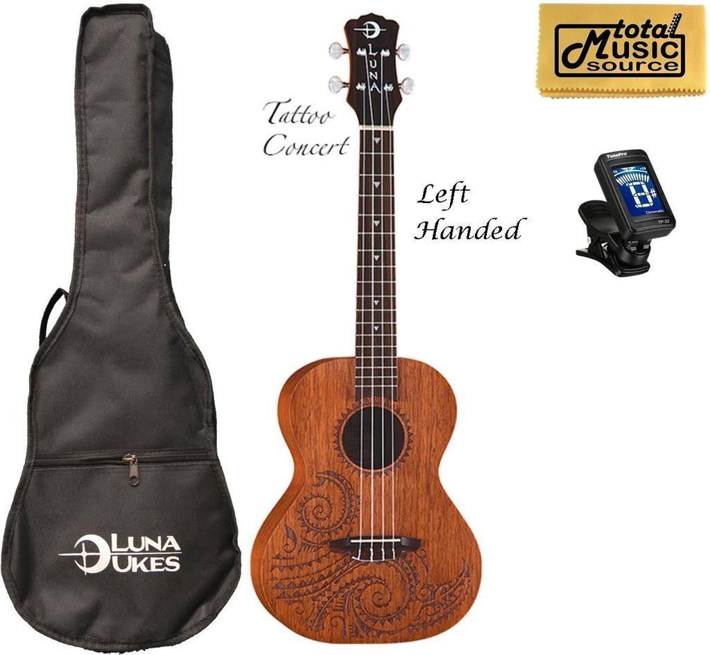 Mahogany Concert Ukulele with Tuner A63844