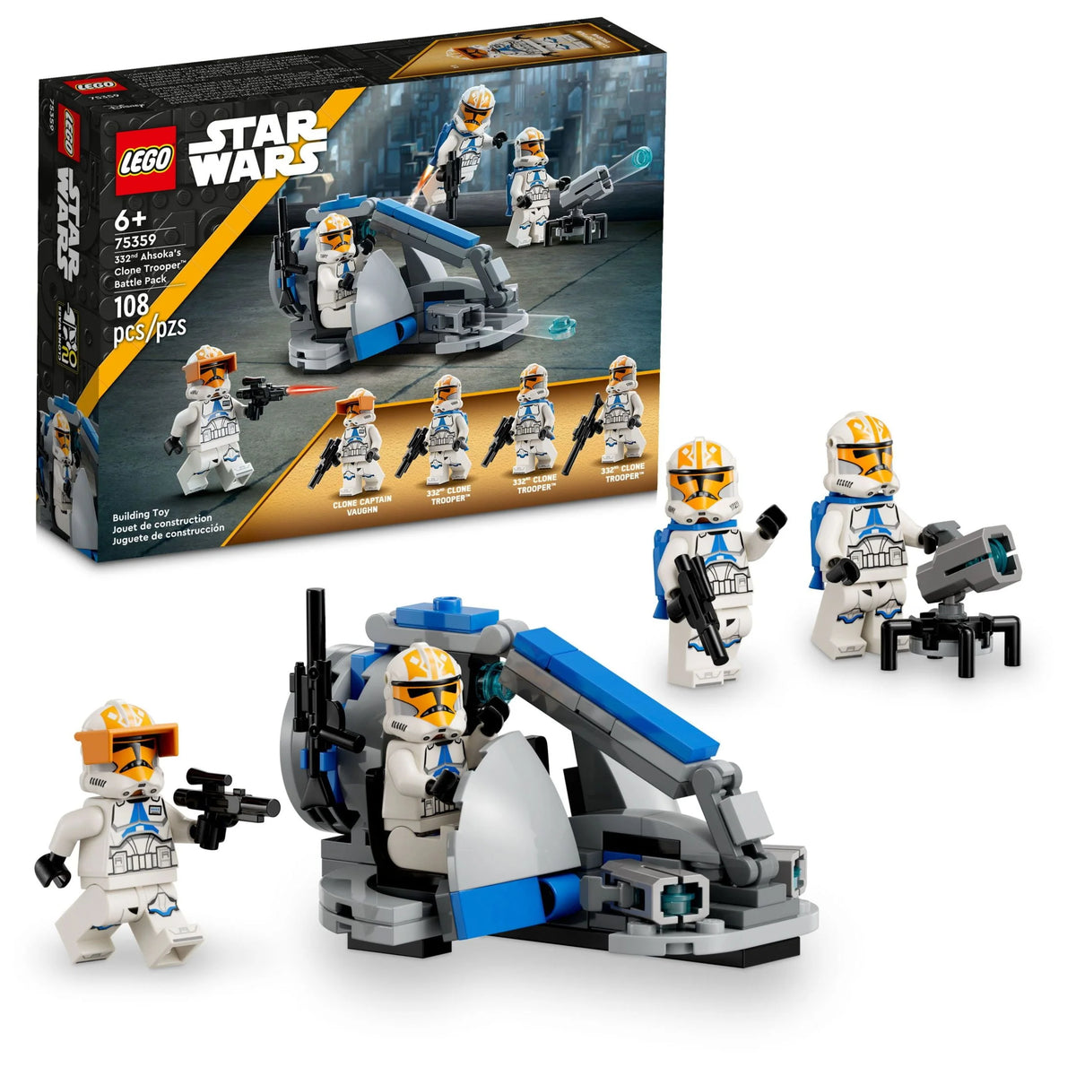 Building Toy Set with 4 Star Wars Figures C82263