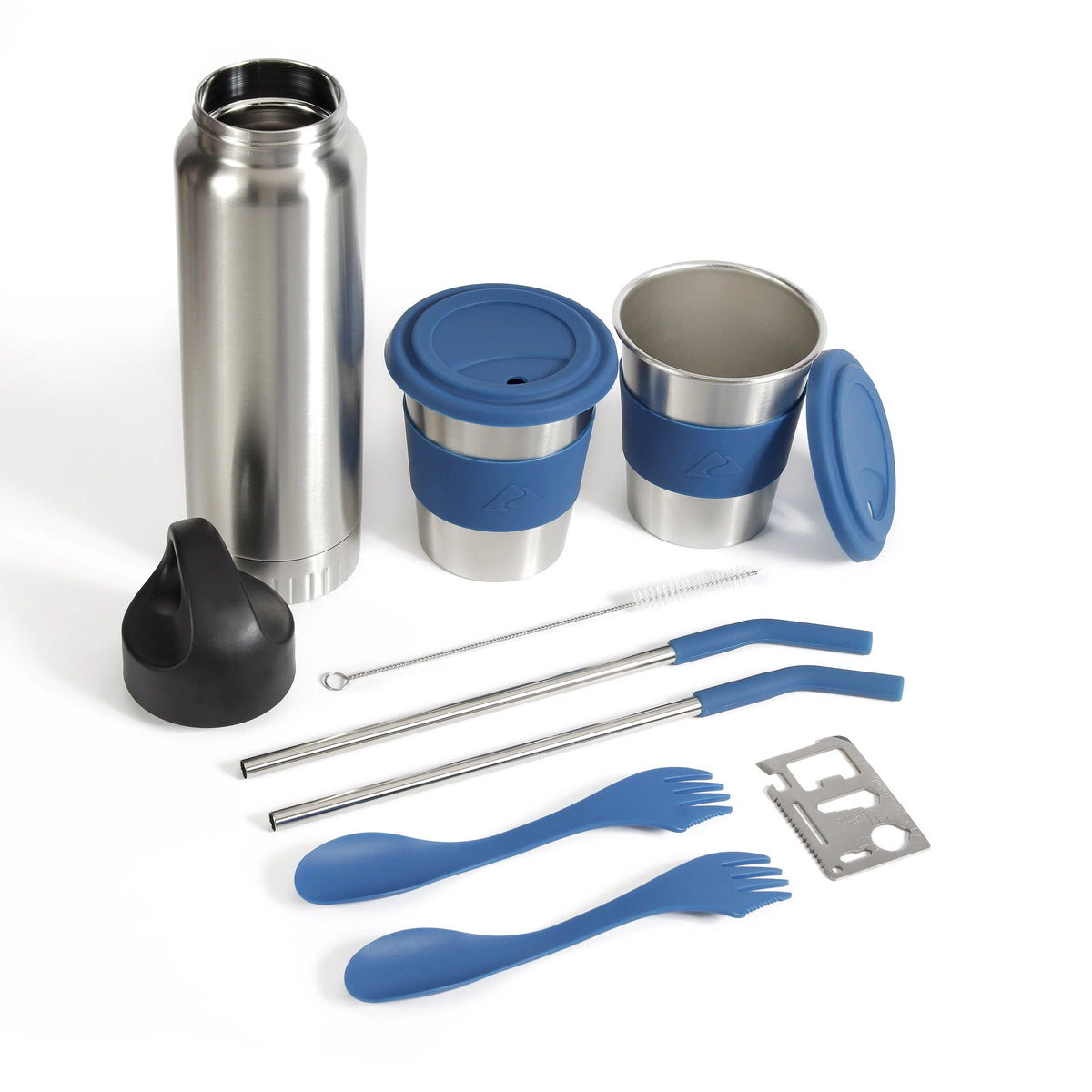 10 Piece Reusable Cutlery & Drinkware Combo Set R294982