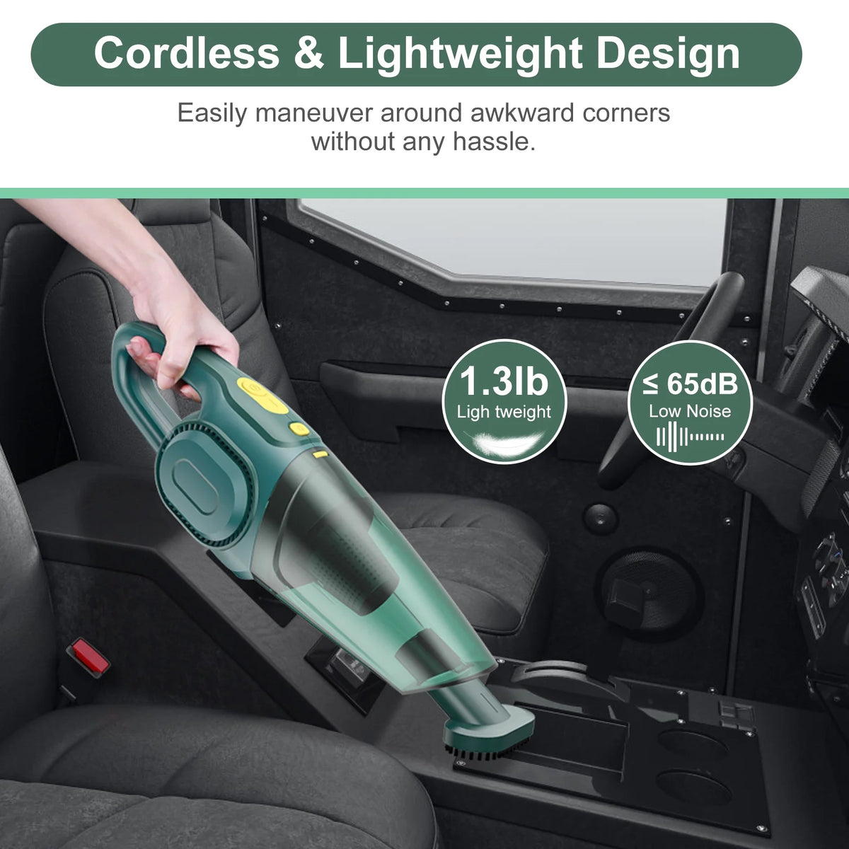 Hand Held Cordless Bagless Wet Dry Car Vacuum Cleaner I3042