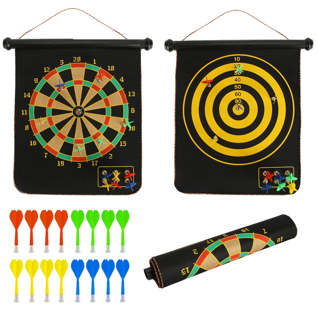 Double-Sided Magnetic Dart Board Game O734