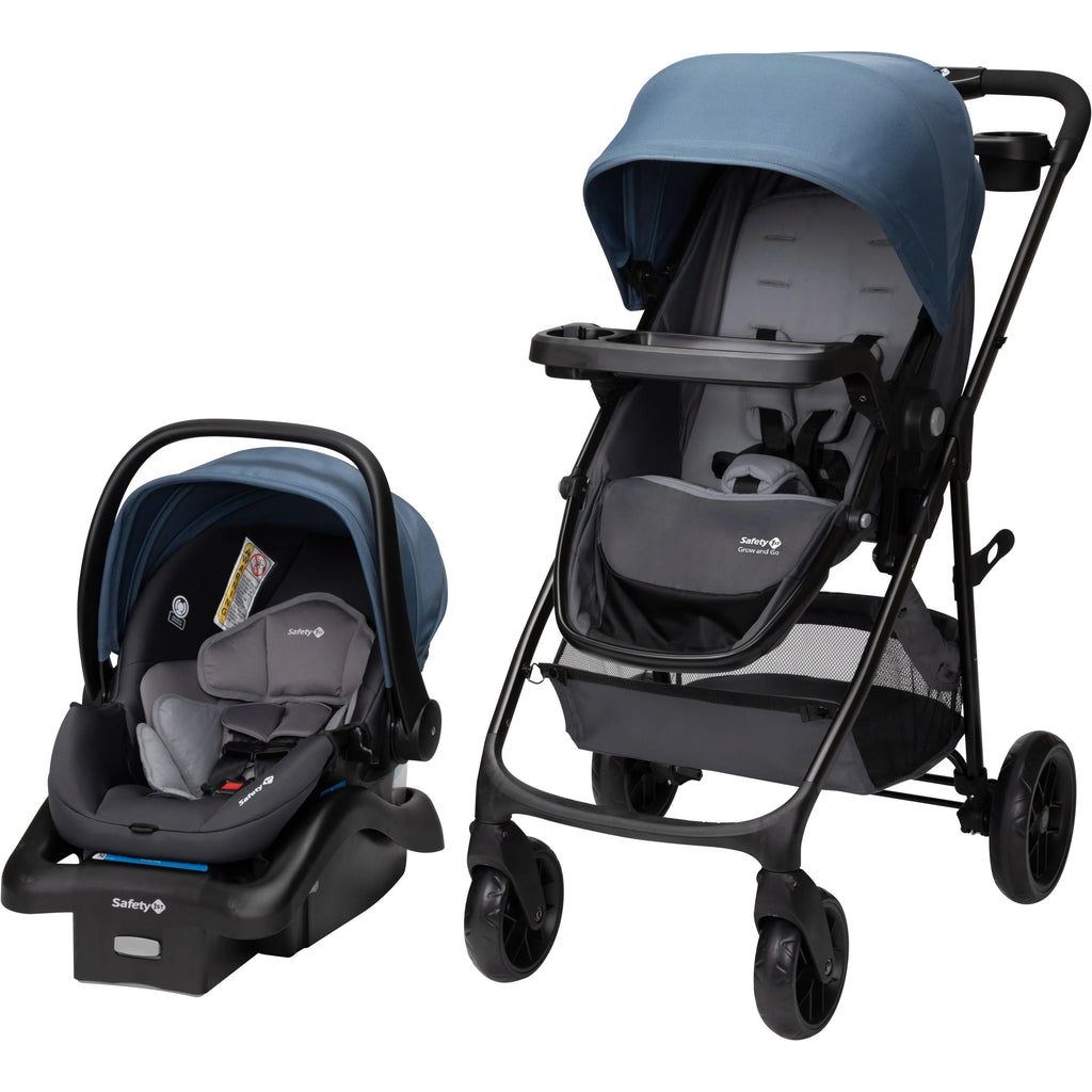 Grey Modular Travel System Stroller with Infant Car Seat C888