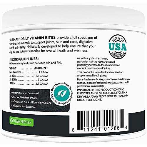 Natural Dog Vitamin Bites 60 Chews G319919