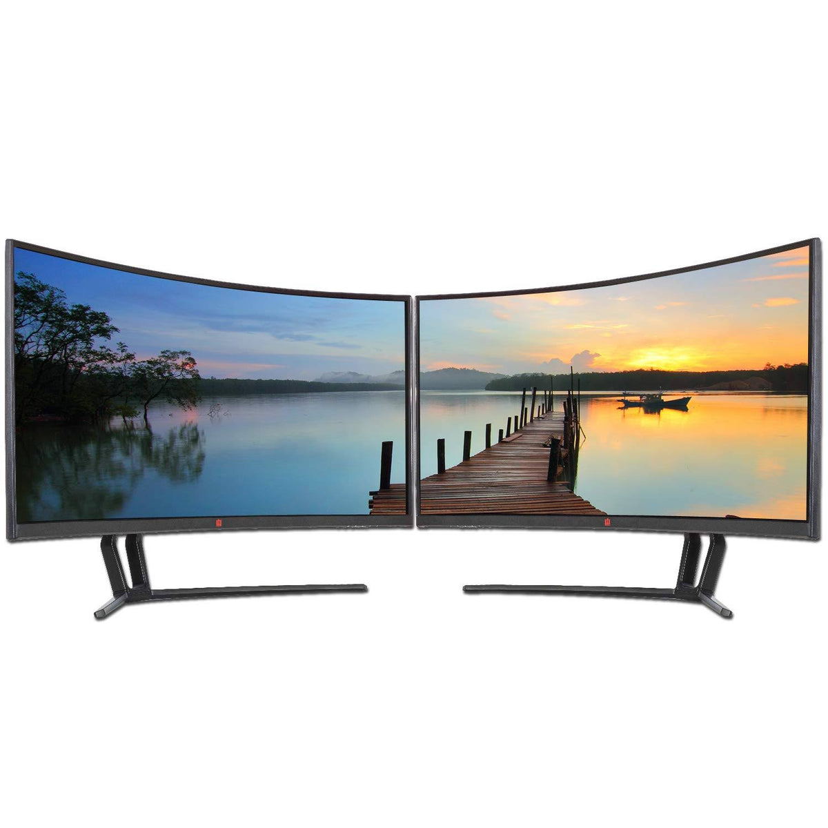 35 Curved UltraWide LED Gaming Monitor Full HD 21:9 2560x1080 2 Pack Y758895