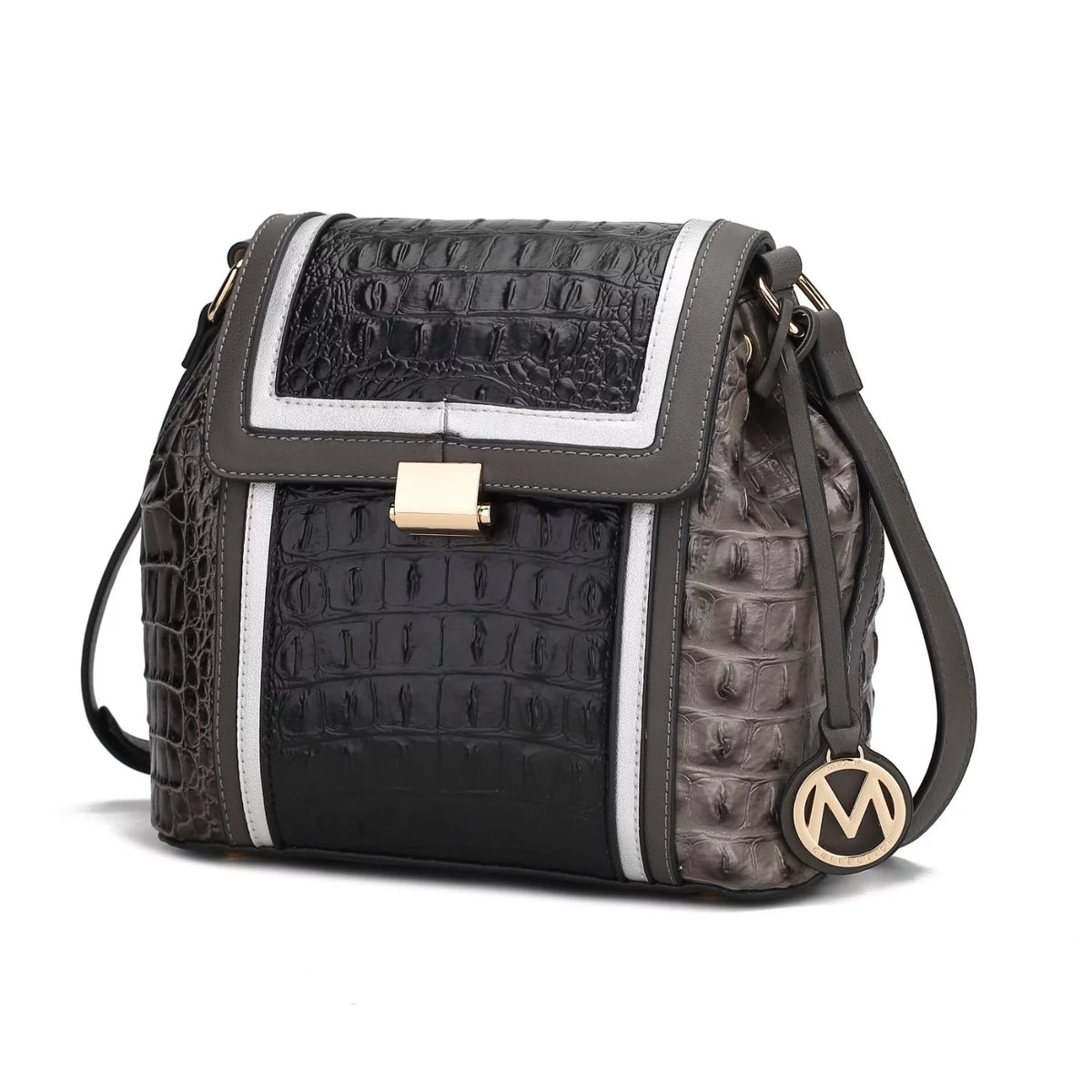 Brown Vegan Leather Shoulder Bag K818