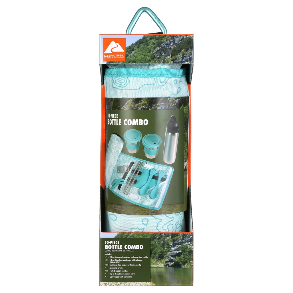 10 Piece Reusable Cutlery & Drinkware Combo Set R294982