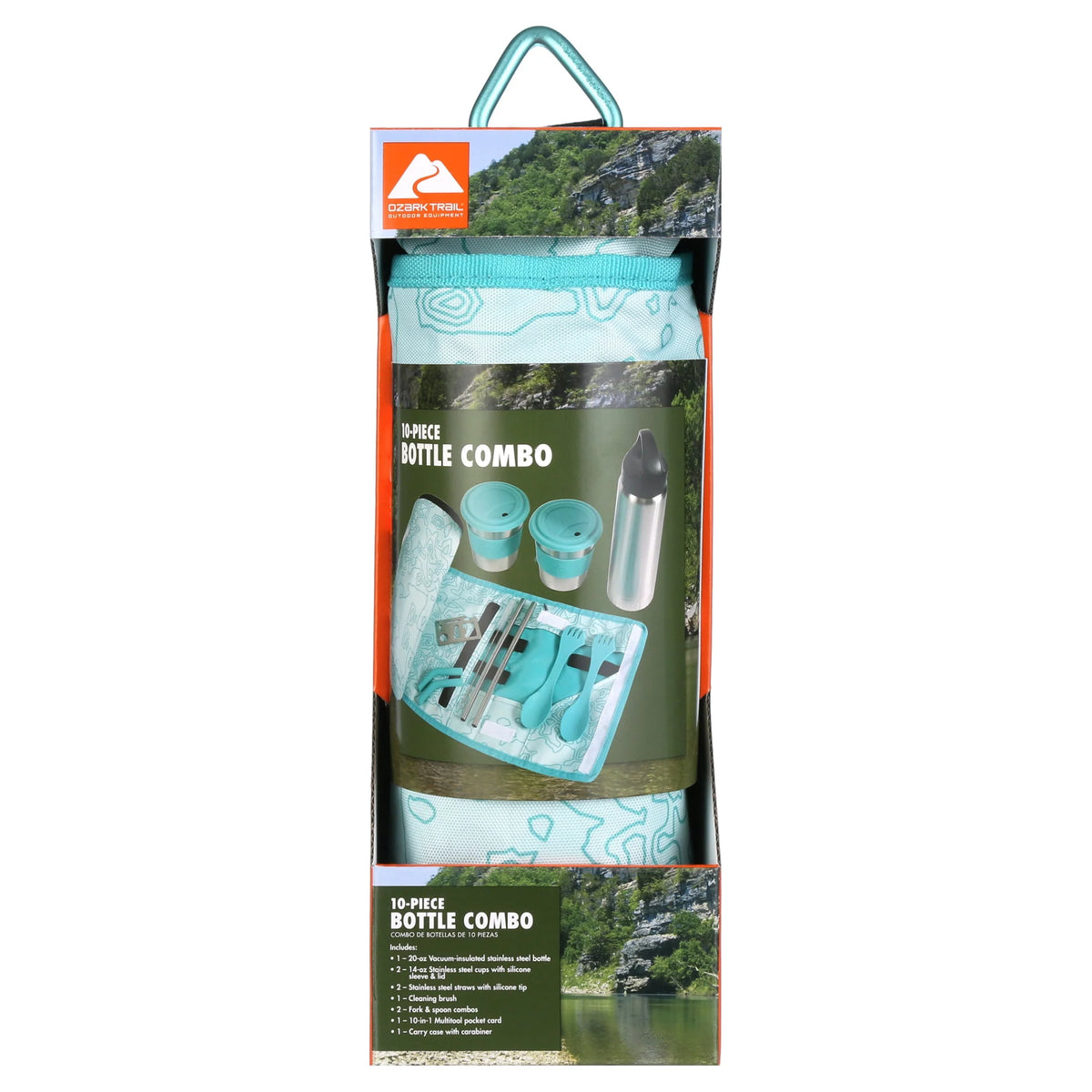 10 Piece Reusable Cutlery & Drinkware Combo Set R294982