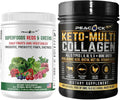Collagen Protein Powder & Superfood Reds & Greens Powder Bundle X7981